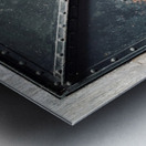 Behind Closed Door Metal print