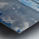 Half Nice Half Rain Metal print