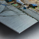 Fishing Boats on the Beach Metal print