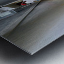 Motorbike Driving Up the Alley Metal print