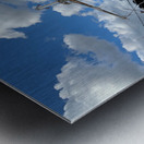 Boat in the City Metal print