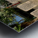 The Man and the Dog Metal print