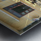 The Train Controller Metal print