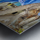 Bricks on the Head Metal print