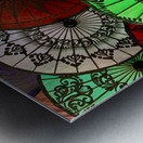 Colorful Umbrellas Metal print