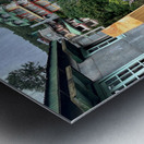 The Blue Bus of the Village Impression metal