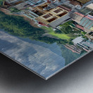 Town from Temple Metal print