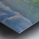 Dreamy Sunset Over the Rice Fields 2 Metal print