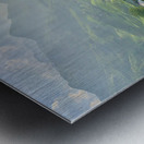 Dreamy Sunset on the Rice Fields Metal print