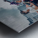 Bac Ha Market Family in Vietnam Metal print