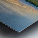 Sunset Over the Rice Fields 2 Metal print