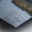 Black Sand on the Coast Metal print