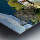 Huts on the Lake Metal print