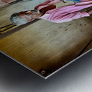 Man Fuelling Up the Fire Metal print