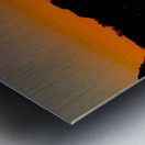 Orange Reflections over the Lake Metal print