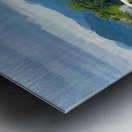 Mountains passed the Roof Metal print