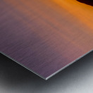 Purple Orange Sky Metal print