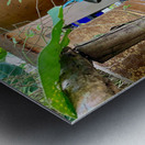 Transparent Boots Metal print