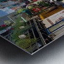 Train Street Hanoi Metal print