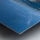 Light Gray Pancake Rocks Metal print