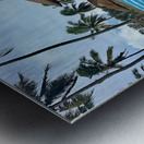 Living by the Beach Metal print