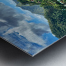 Rice Valley behind the Roof Metal print