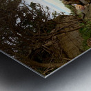 Sideway Rock on the Beach Metal print