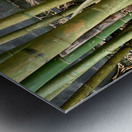 Thinking Wooden Sculpture Impression metal