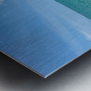 Triangles Beach Metal print