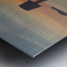 Sunset by the Big White Lamp Metal print