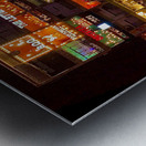 The Cafe Apartments Ho Chi Minh at Night Metal print