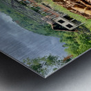 Fading Wood Metal print