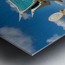 The stylish Wat Pa Phu Kon 1 Metal print