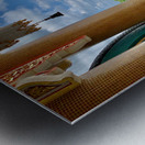 The stylish Wat Pa Phu Kon 5 Metal print