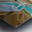 The stylish Wat Pa Phu Kon 3 Metal print