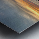 Sunset at the End Metal print