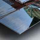 Crazy Island Barbershop Metal print