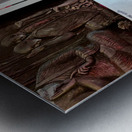 Buddha in the Corner Metal print