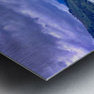 Grey Sky Over the Lake Metal print