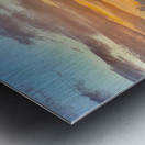 Lonely Boat at Sunset Metal print