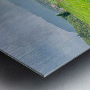 Looking Over the Rice Fields Metal print