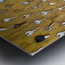 The Keyboard Metal print