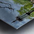 Temple Half Wall Metal print