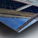 White Beach Building Metal print