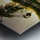 Sunset at the Temple Metal print