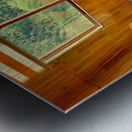 Wooden Bath with a View Metal print