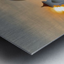 Masjid Selat Mosque In Melaka 1 Metal print