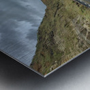 Nice Log on Black Sand Metal print