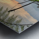 Walking to the Sunset Metal print