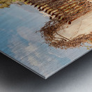 Vintage Wooden Crates Metal print